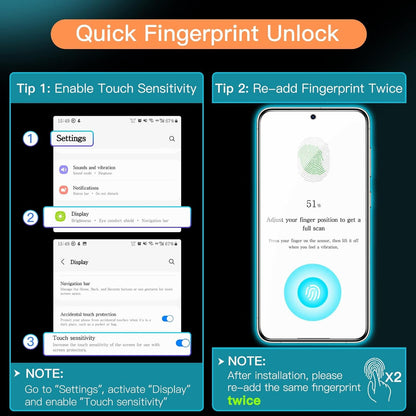 JETech Screen Protector for Samsung Galaxy S23 5G 6.1-Inch, Tempered Glass Film, Fingerprint ID Compatible, HD Clear, 3-Pack