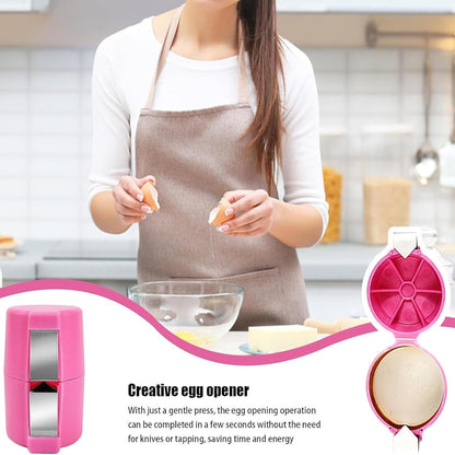 3 PCS Egg Shell Opener, Egg Cracker Tool Egg Peeler Egg Separator for Cooking Camping Kitchen Gadgets