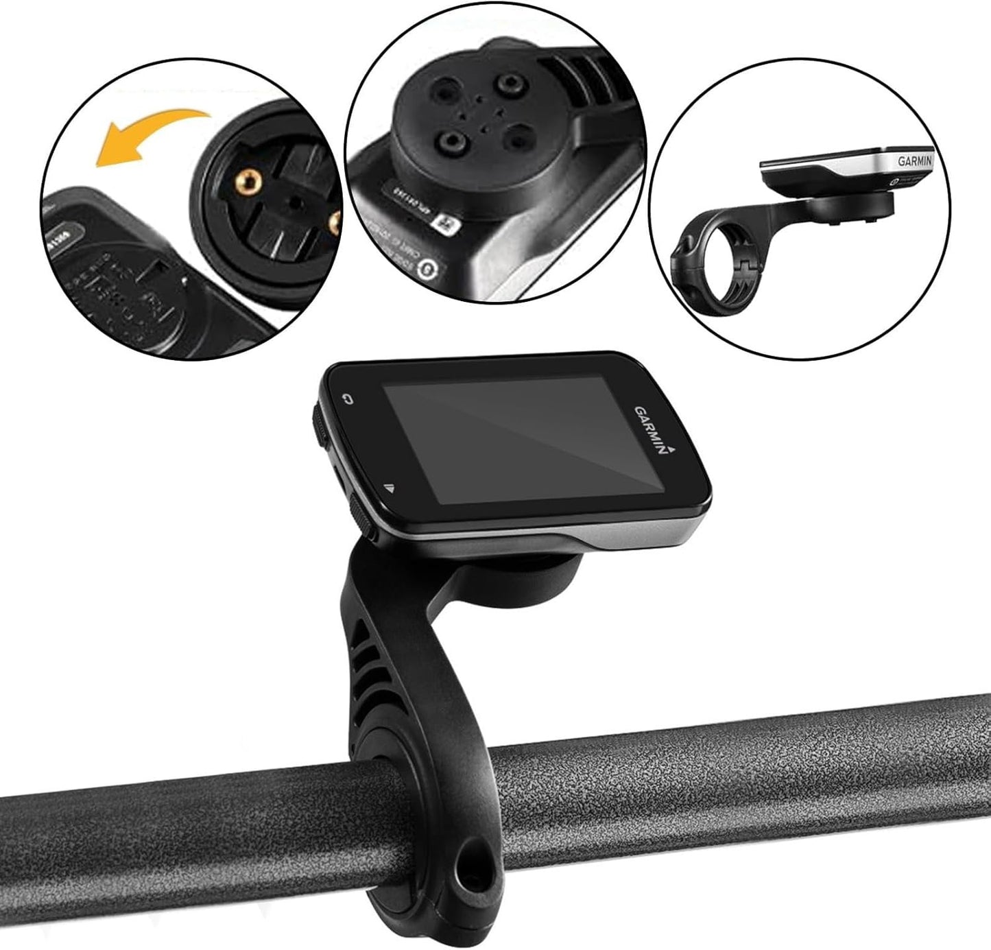 Bike Mount for Gamin Edge Explore 2 Bike Mount Compatible with Garmin Edge 530 540 520 510 500 200 130 20 25 800 810 820 830 840 1000 1040 1030 Plus GPS Computer