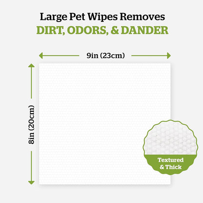 Pogi’s Dog Grooming Wipes Travel Packs – Fragrance-Free & Hypoallergenic Pet Wipes for Quick Cleaning of Paws, Body & Butt (240-Count)
