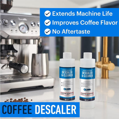 Essential Values Universal Descaler for Espresso and Keurig Coffee Machines, 2 Pack