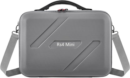 RS 4 Mini Carrying Case for DJI RS 4 Mini, Portable Storage Travel Bag, PU Leather Shoulder Protection and Convenient Storage for DJI RS4 Mini Gimbal Stabilizer and Its Essential Accessories.