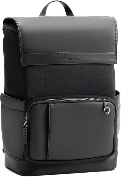 Maverick & Co. Maximus Men’s Laptop Backpack – Work, Travel, Tech, Business, Nylon, Stylish College Daypack