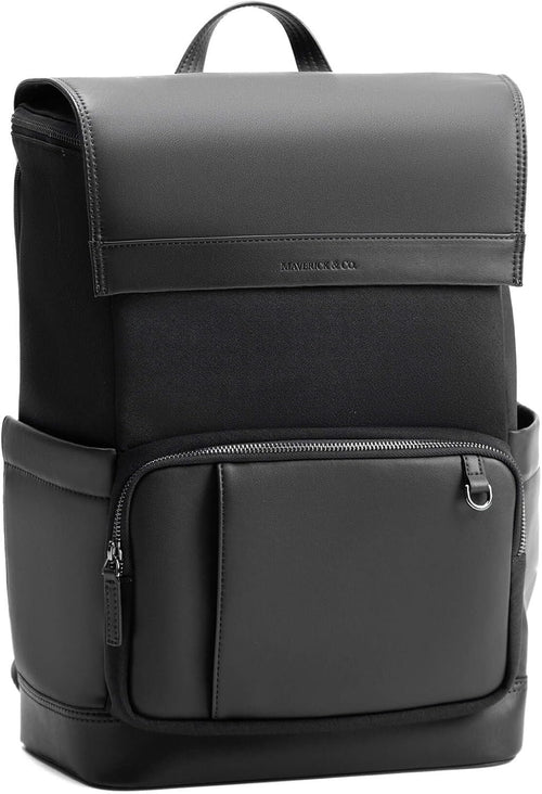 Maverick & Co. Maximus Men’s Laptop Backpack – Work, Travel, Tech, Business, Nylon, Stylish College Daypack