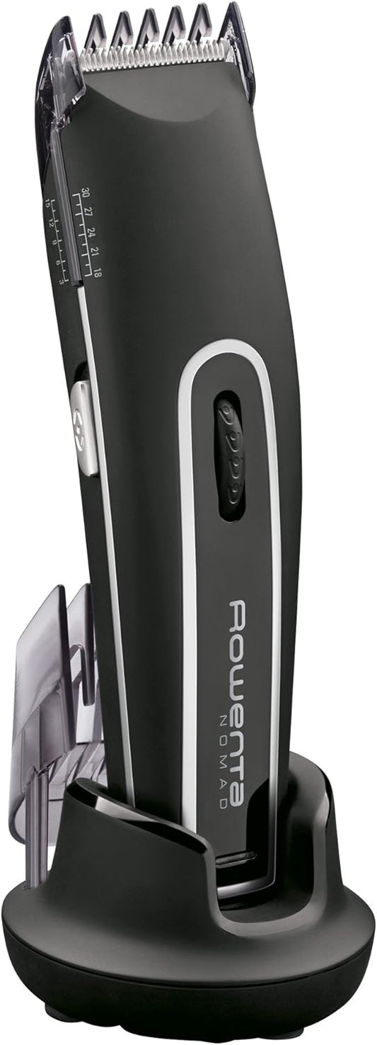 Rowenta TN1410 Nomad Hair Clipper Mesh and Cordless Use, Approx. / Battery, Black