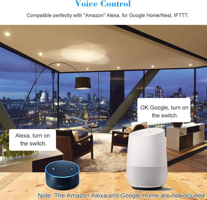 eWeLink DC5V 12V 24V 32V WiFi Switch Wireless Relay Module Smart Home Automation Modules Phone APP Remote Control Timer Switch Alexa Google Home Voice Control for Access Control System