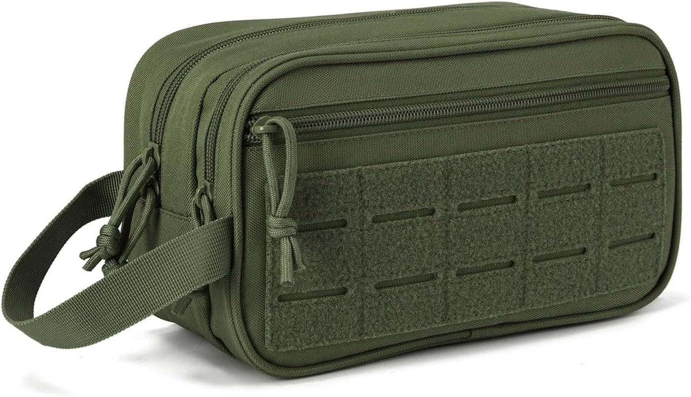 Tactical Toiletry Bag Hygiene Bag EDC Tool Molle Pouch Small Dopp Kit Shaving Travel Shower Pocket
