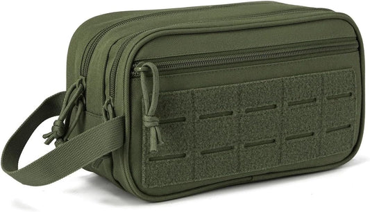 Tactical Toiletry Bag Hygiene Bag EDC Tool Molle Pouch Small Dopp Kit Shaving Travel Shower Pocket