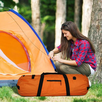 Zippered Duffel Bag for Travel, Waterproof Travel Tent Bag, Double Handle Zippered Portable for Camping Bags Backpacks and Outdoor Bags