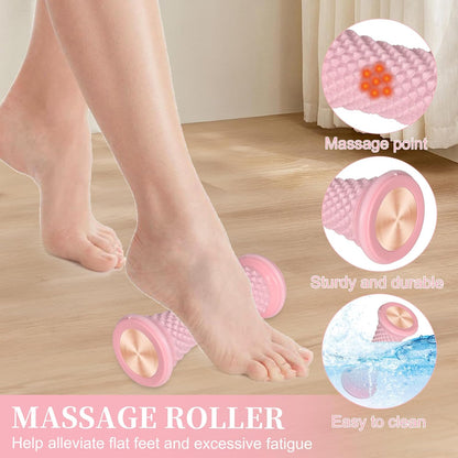 Foot Massager for Plantar, Muscle Massager Roller, Silicone Muscle Roller Stick for Feet,Plantar Fasciitis Recovery, for Exercise Relaxation