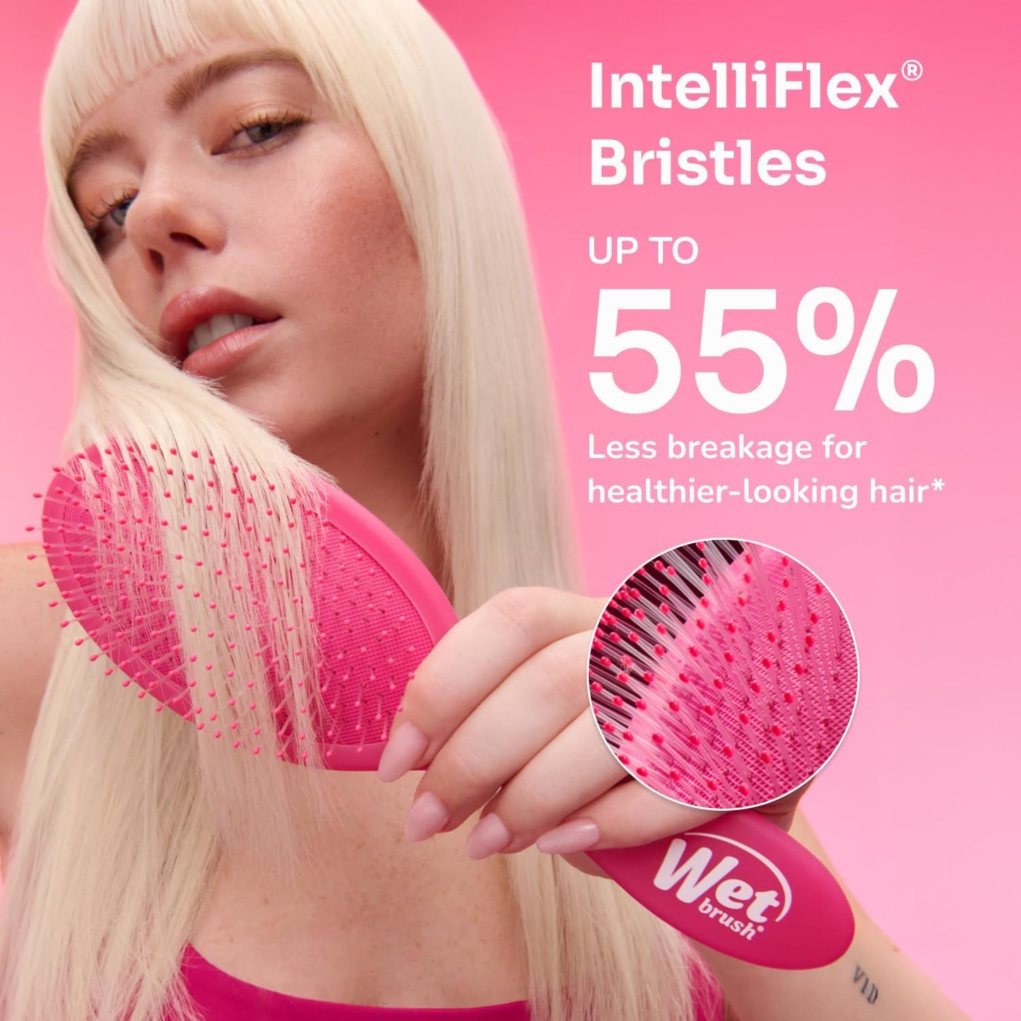 Wet Brush Flexible Shower Detangler Hair Brush