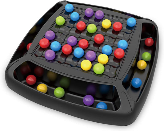 Clenp Elimination Board Game, Rainbow Ball Elimination Board Game Logical Thinking Educational Interactive Matching Play Toy for Kid Parent