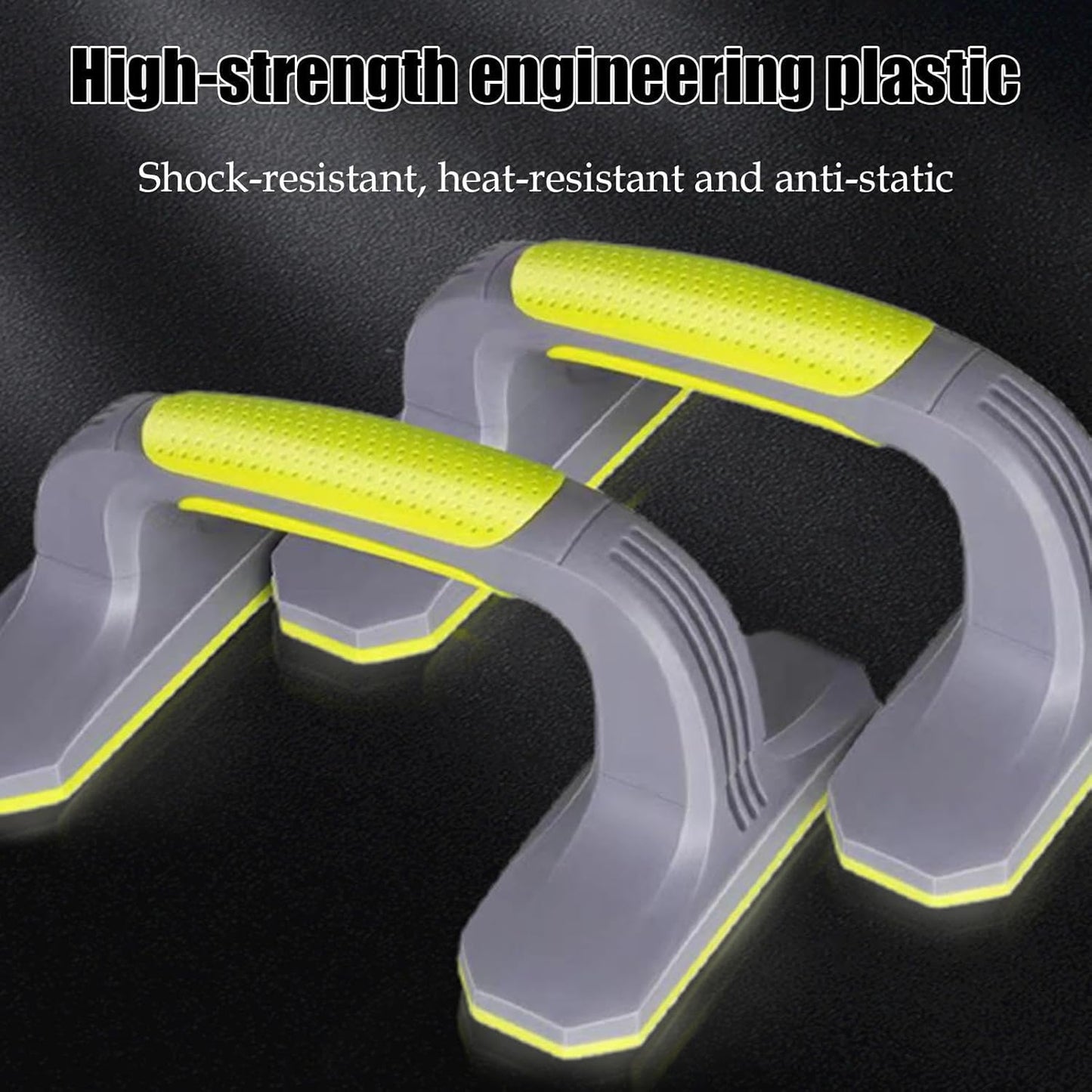 Pushup Handles, Non-Slip Grips, 2 Pack Ergonomic Helper, Adjustable Strength Training Equipment, Fitness Gear for Chest Arm Muscle Workouts, 7.87x5.51x3.54 inches