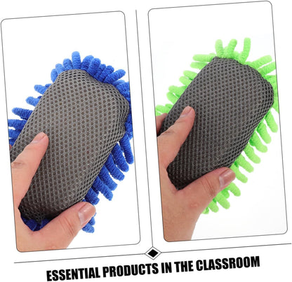 Baluue Office And Classroom Essential 4 Pack Whiteboard Cleaning Eraser Strumenti Per La Cancellazione A Secco Ciniglia Morbida Riutilizzabile E Facile Da Usare