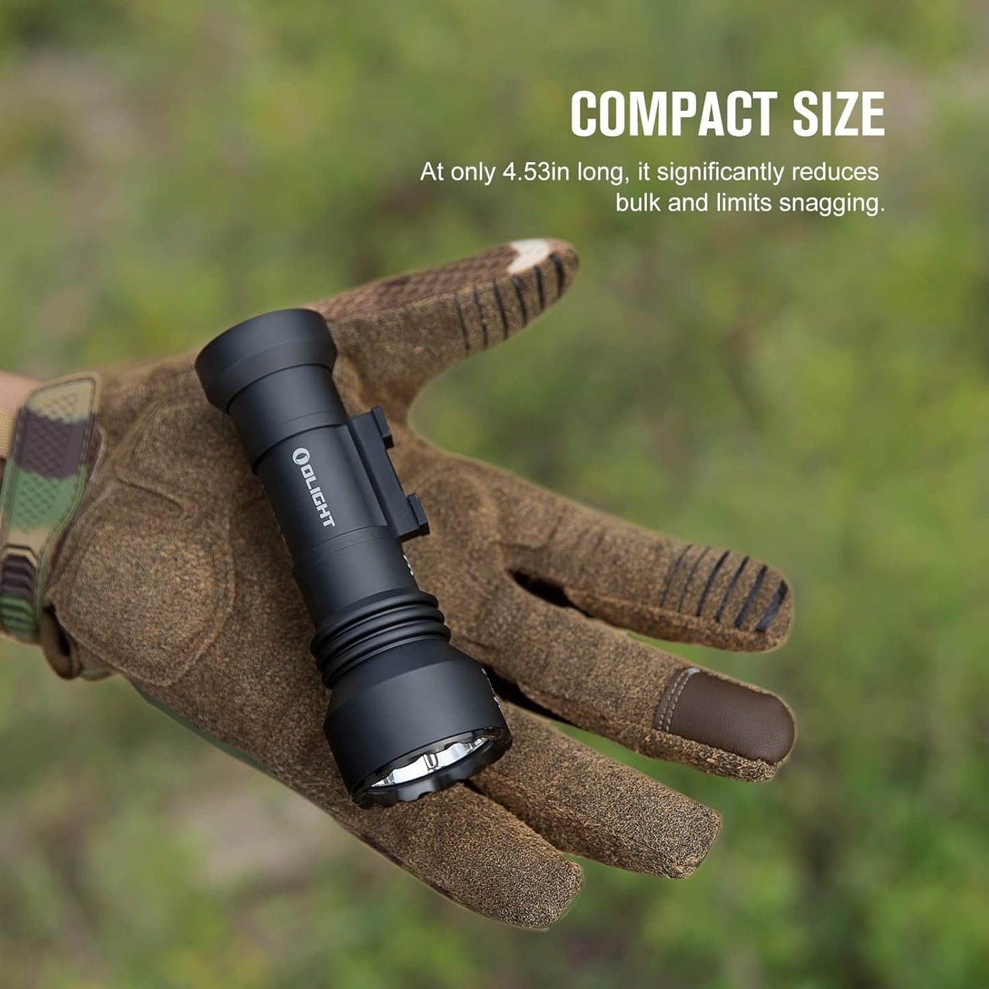 OLIGHT Javelot Tac M 1000 Lumens Rechargeable Tactical Flashlight, Rail Mounted Light with 600 Meters Long Distance, MLOK Flashlight with Removable Slide Rail Mount and Remote (Black)