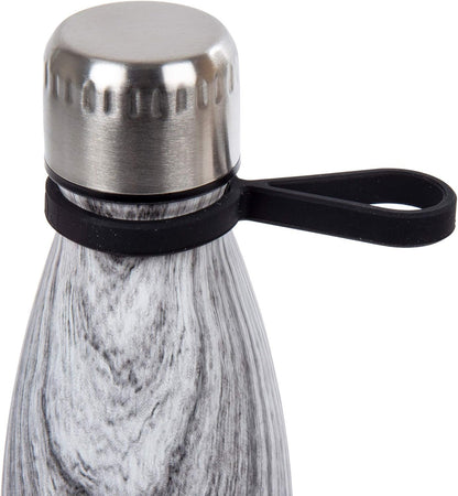 PURE Easy and Convenient Durable Simple Silicone Bottle Holder, 1.25 x 3 inches, Black