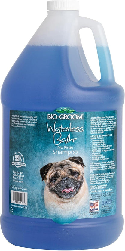Bio-Groom Waterless Dog Shampoo - Tearless, No-Rinse Bathing Supplies, Puppy Wash, Cat & Dog Grooming, Cruelty-Free, Made in USA, Dry Shampoo Spray - 1 Gallon