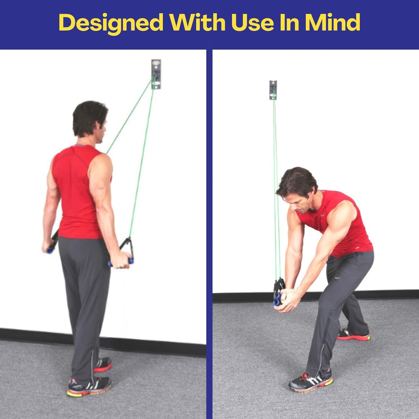 Anchor Gym - H1 Unit | One Workout Wall Mount Anchor - Wall or Ceiling Mounting Hooks for Bands, Straps, and Ropes (All Hardware Included)