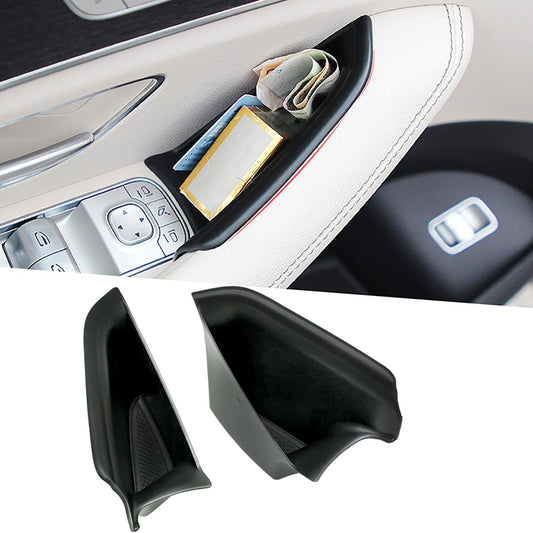 CUCHIYUN Front Row Door Side Organizer Storage Box Compatible with Mercedes-Benz 2022 GLE W167 Accessories 2022 2021 2020, Interior Accessories Insert Door Handle Tray