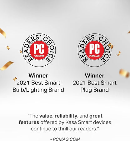 Kasa Outdoor Smart Plug, Smart Home Wi-Fi Outlet Timer, Max Load 15A/1875W, IP64 Weather Resistance, Compatible with Alexa, Google Home & SmartThings, No Hub Required, ETL Certified(KP401)