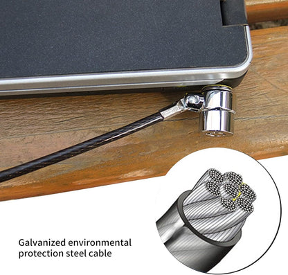 Laptop Lock Lock Antitheft Security Galvanized Cavo con Base di Blocco per - Soluzione di Sicurezza del Computer