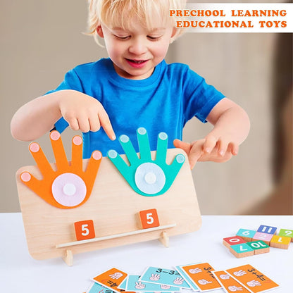 daboot Number Learning Toys for Toddlers 3-5: Number Blocks Math Games Educational Learning Montessori Toys for 3 4 5 Year Old Boys Girls