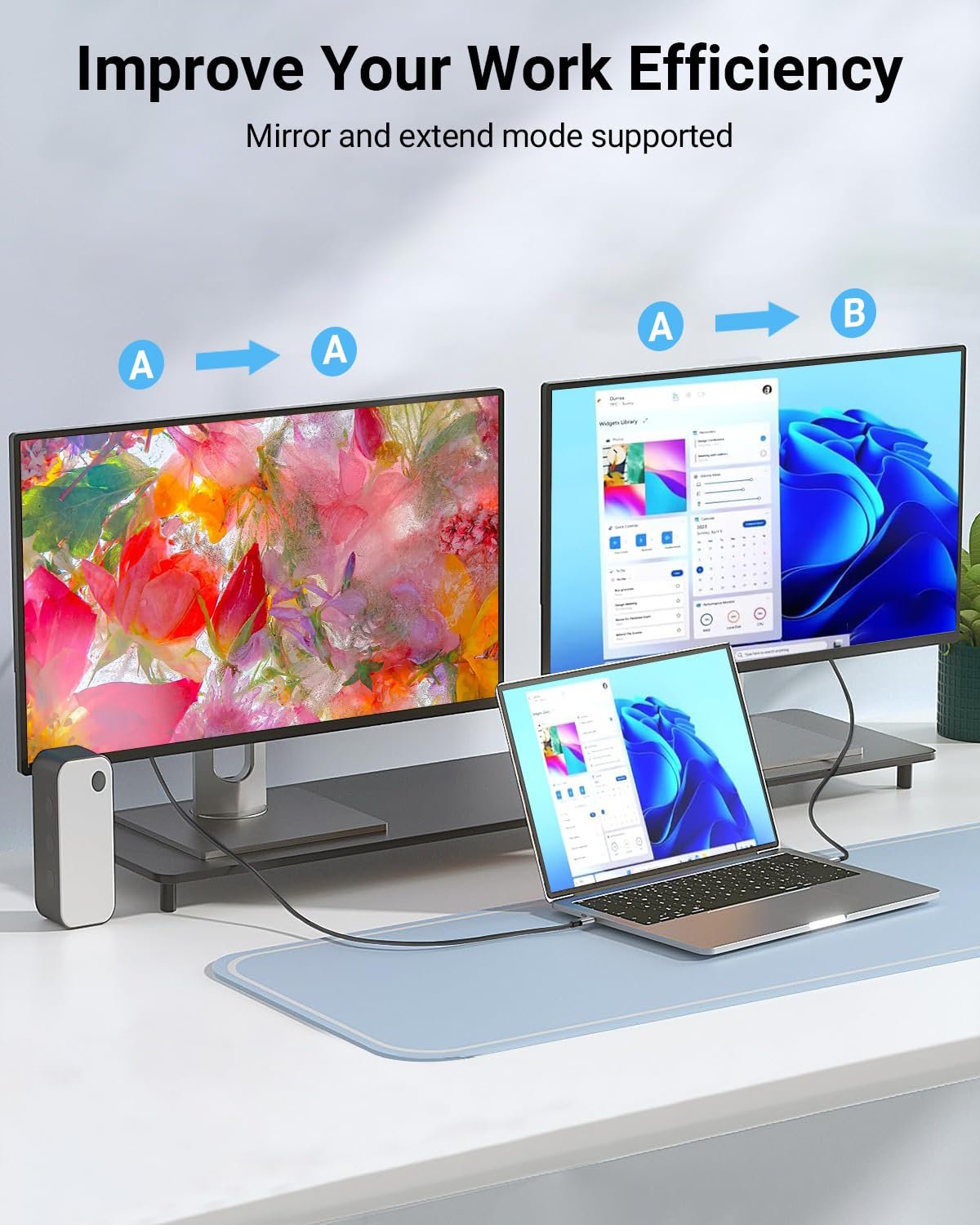 AHGEIIY 4K@60Hz USB C to HDMI Cable 2M, Type C to HDMI Adapter Nylon Braided Thunderbolt 4/3 to HDMI, HDMI to USB C for iPhone 16 Pro Max Plus, MacBook Pro Air iPad, Pro XPS, Galaxy S25 Steam Deck
