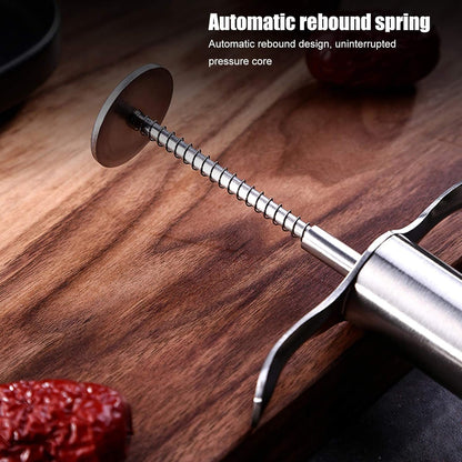 Yuecoom Utensile per la rimozione del torsolo a frutta in acciaio inossidabile Gadget da cucina Ultra Food Seminatrice a frutta Rimozione del torsolo per donne uomini bambini per