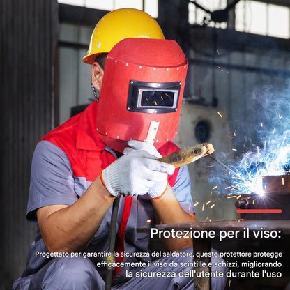 Welding Shield Hand Held, Portable Safety Face Shield Protector, Welder Helmet Panel For Men, Spark And Debris Protection, Lightweight Welding Tool For Cutting, Grinding, Fabrication