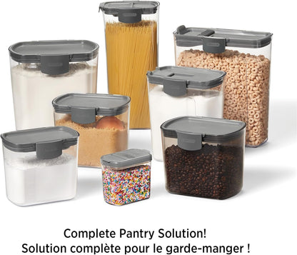 Starfrit PROKEEPER 7-pc Set - Brown Sugar, Coffee, Sugar, Flour Containers with accessories