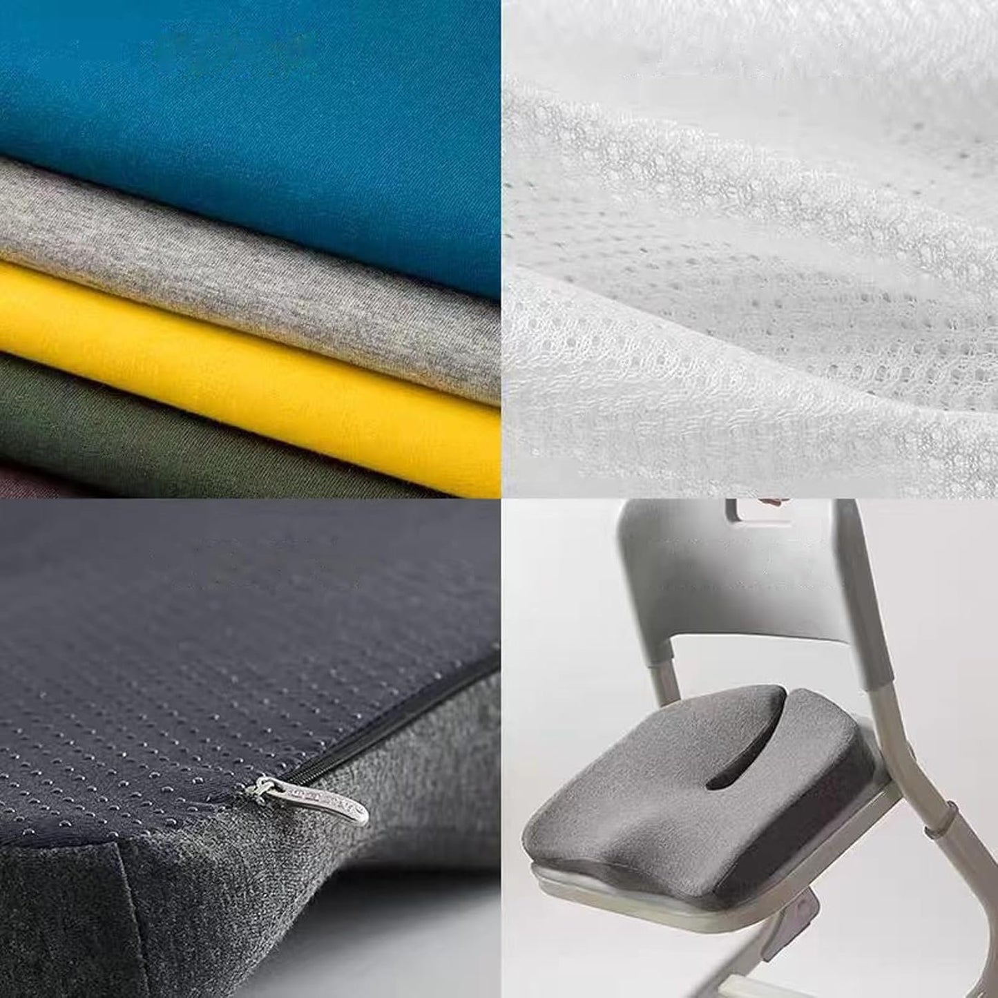 Nordic Comforts Seat & Lumbar Cushion,Ergonomic Seat Cushion with Memory Foam for Car Seat Driver, Office Chair (A)