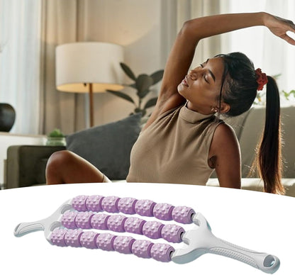 Muscle Roller,Relief Leg Rollers for Muscles | Handheld Exercise Massager Tool Relief Trigger Points Health Care for Joints Recovery, Back & Yoga