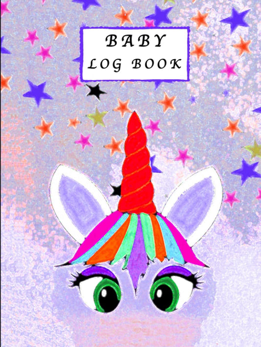 Hardcover Baby Log Book ,Blue, Daily Baby Journal, Newborns,Nursing, Feeding, Sleep, Diapers,Baby Tracker,Unicorn,Magic: Hardcover Newborn, Baby Log ... 8.5 x 11, 120 pages,Mummy,Daddy, Parents