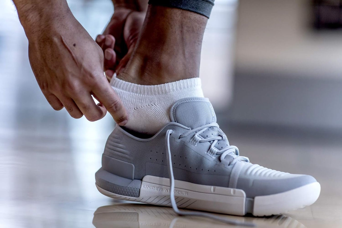 Under Armour Adult Training Cotton No Show Socks, Multipairs