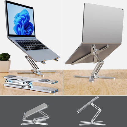 ElfAnt Laptop Stand 360 Degree Rotation Adjustable Portable for 10" - 17" Laptop Tablet