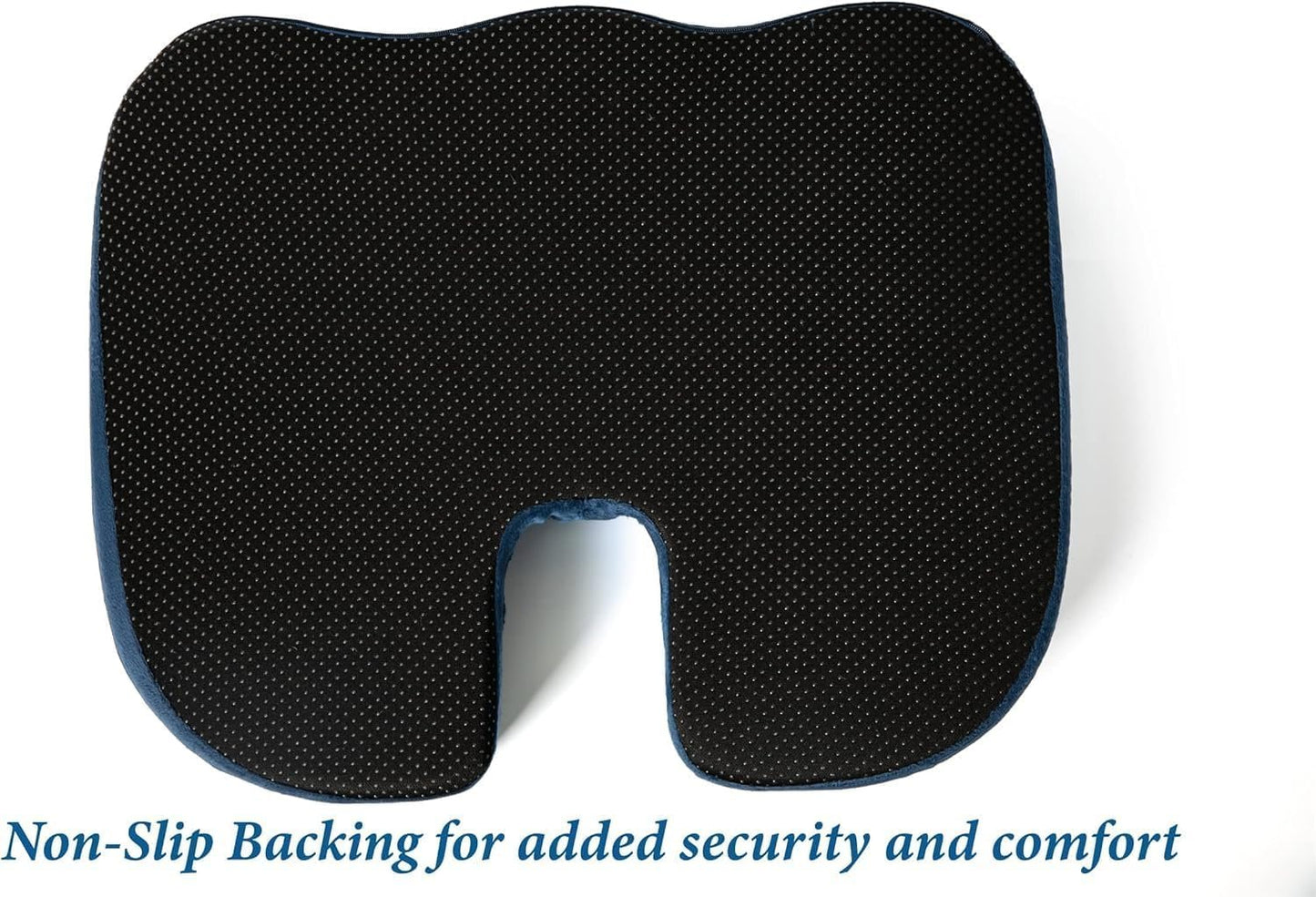 Comfort Mantra Memory Foam Seat Cushion for Car & Office – Ergonomic Tailbone Pillow for Lower Back Pain Relief – Coccyx Support Chair Pad for Long Trips, Trucks, Travel & Desk Chairs