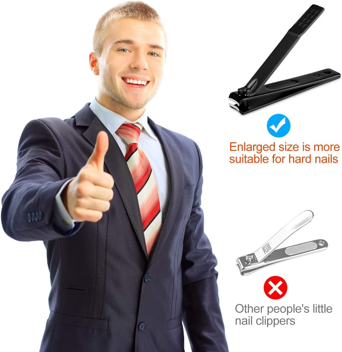 Manicure Set Men Travel Luxury Manicure 8 In 1 Stainless Steel Professional Pedicure Set Travel Grooming kit Men Husband Boyfriend Lover Parents Women Elder Patient Nail Care