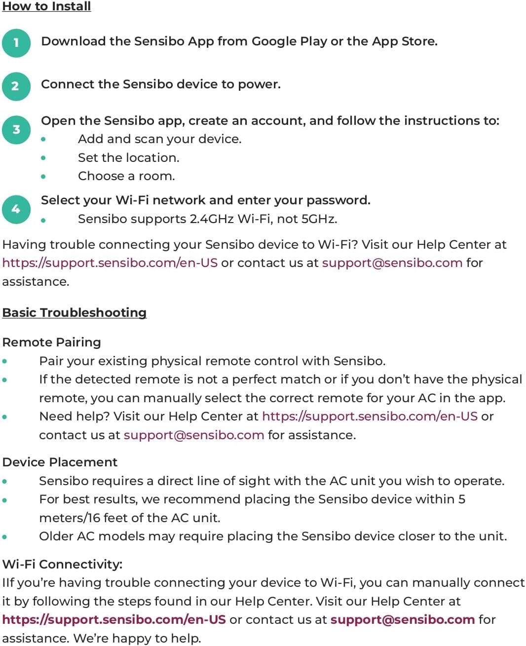 Sensibo Sky Smart Air Conditioning Control, Easy and Quick to Install by Yourself. Comfort and Energy Saving. Wifi Control Compatible with Google App, Alexa and Siri