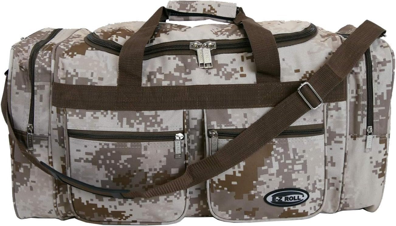 E-Z Roll" Digital Camouflage Duffel Bag/Outdoor Gear Bag/Travel (30")