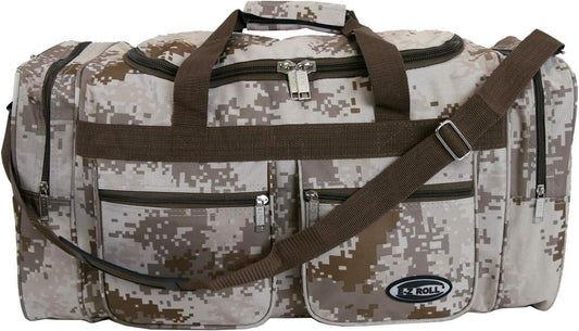 E-Z Roll" Digital Camouflage Duffel Bag/Outdoor Gear Bag/Travel (30")