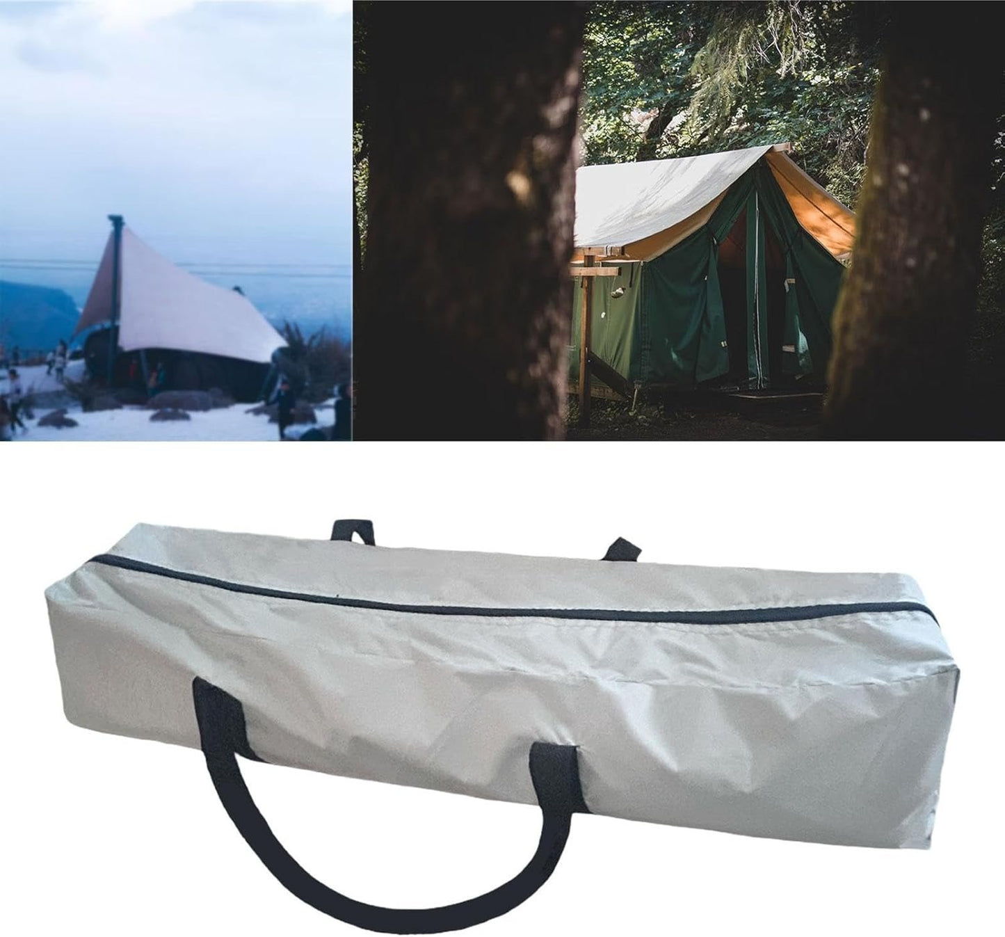 Oshhni Camping Tent Storage Pouch Camping Gear Organizer Accessory Tent Accessories Outdoor Travel Duffel Bag for Trekking Hiking