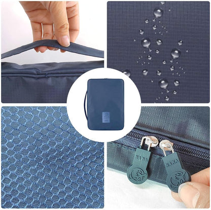 EQLEF® Wrinkle-proof Shirt and Ties Storage Bag Portable Shirt Organizer With Handle For Travel Packing Business Trip