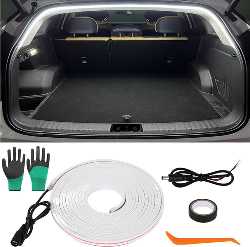 Universal Trunk Waterproof Led Light Strip,Dynamic Flowing Car Trunk Light Strip,Can Be Cut Auto Exterior Decor Atmosphere Lights,Suitable For Cars Suvs Truck
