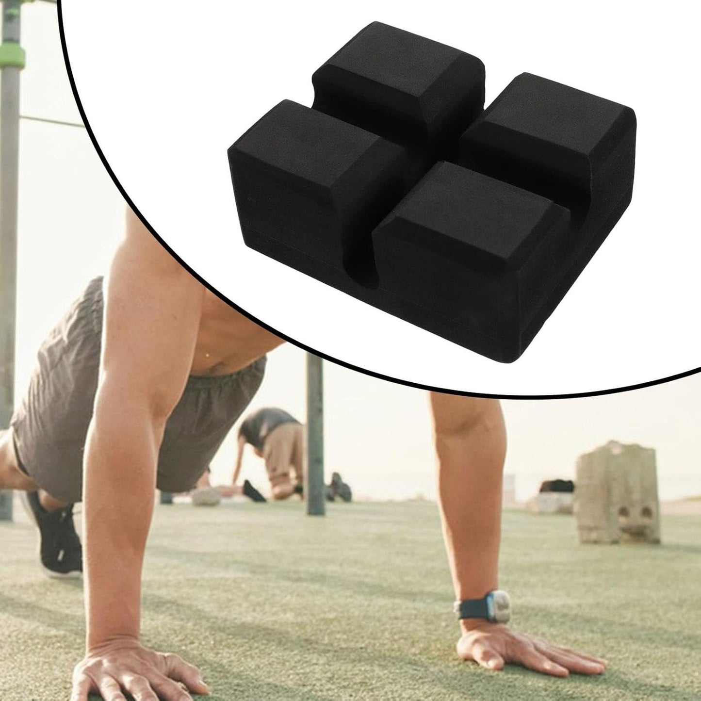 Vaveren Bench Press Block Support Block Exerciser Equipment Sit up Assist Device for Body Building Fitness Home Gym Strength Training