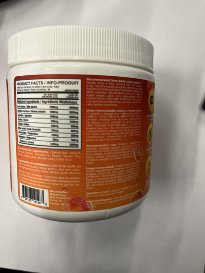 Yummy Sports Angry Pre-Workout - Explosive Energy, Enhanced Muscular Endurance & Reduced Fatigue - Beta-Alanine Formula - Pre-Workout for Peak Athletic Performance - Improves Cardio Performance - 60 Servings - Funky Peach