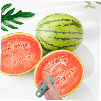 Veemoon 2 Set taglierino per anguria acciaio affettatrice attrezzo taglia forchetta per anguria taglia anguria tritare Gadget da cucina taglia frutta utensili da cucina pp
