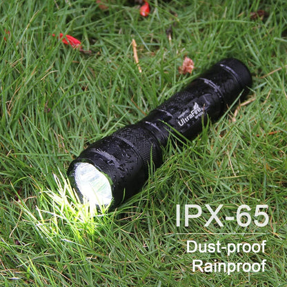 ULTRAFIRE Tactical LED Torch with Flashlight Holster, 1000 Lumens Single Mode Small Torch with Duty Belt Clip Torch Pouch, Bright Mini Torch WF-502B