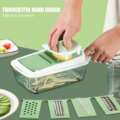 Vegetable Chopper, Cucumber Slicer Food Cutter, Easy Food Prep Tool, Multi-functional Tomato Dicer, Fruits and Vegetable Cutter, Potato Slicer for Home, Kitchen Tool
