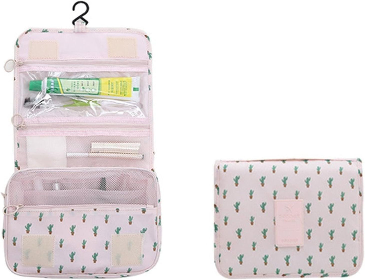 Toiletry Bag for Men,Mossio Outdoor Cute Hiking Camping Travel Gear Closet Organizer Cactus
