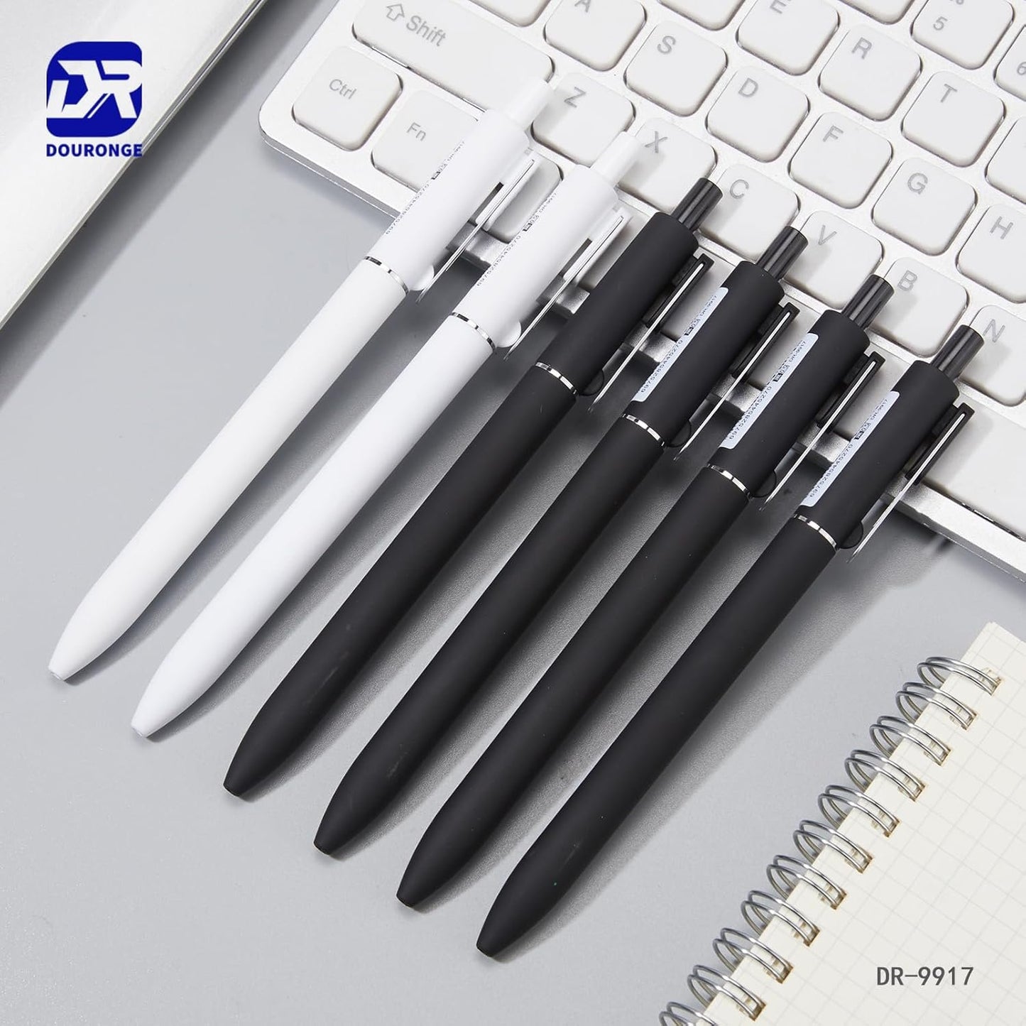 Gel Pens 0.5mm 12 PCS Office Desk Accessories, Nurse School Supplies, Aesthetic Fine Point Pen Cute Black Ink Pens, Smooth Writing Stationery, Journal Work Essentials for Women Men, Teen Girl Gifts